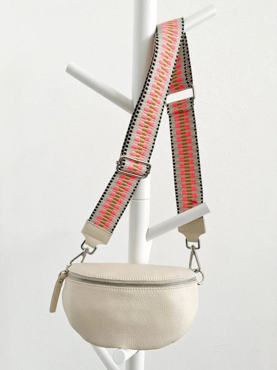 Crossbody Bag MIAMI mit Gurt NEON SCHWARZ WEISS verschiedene Farben