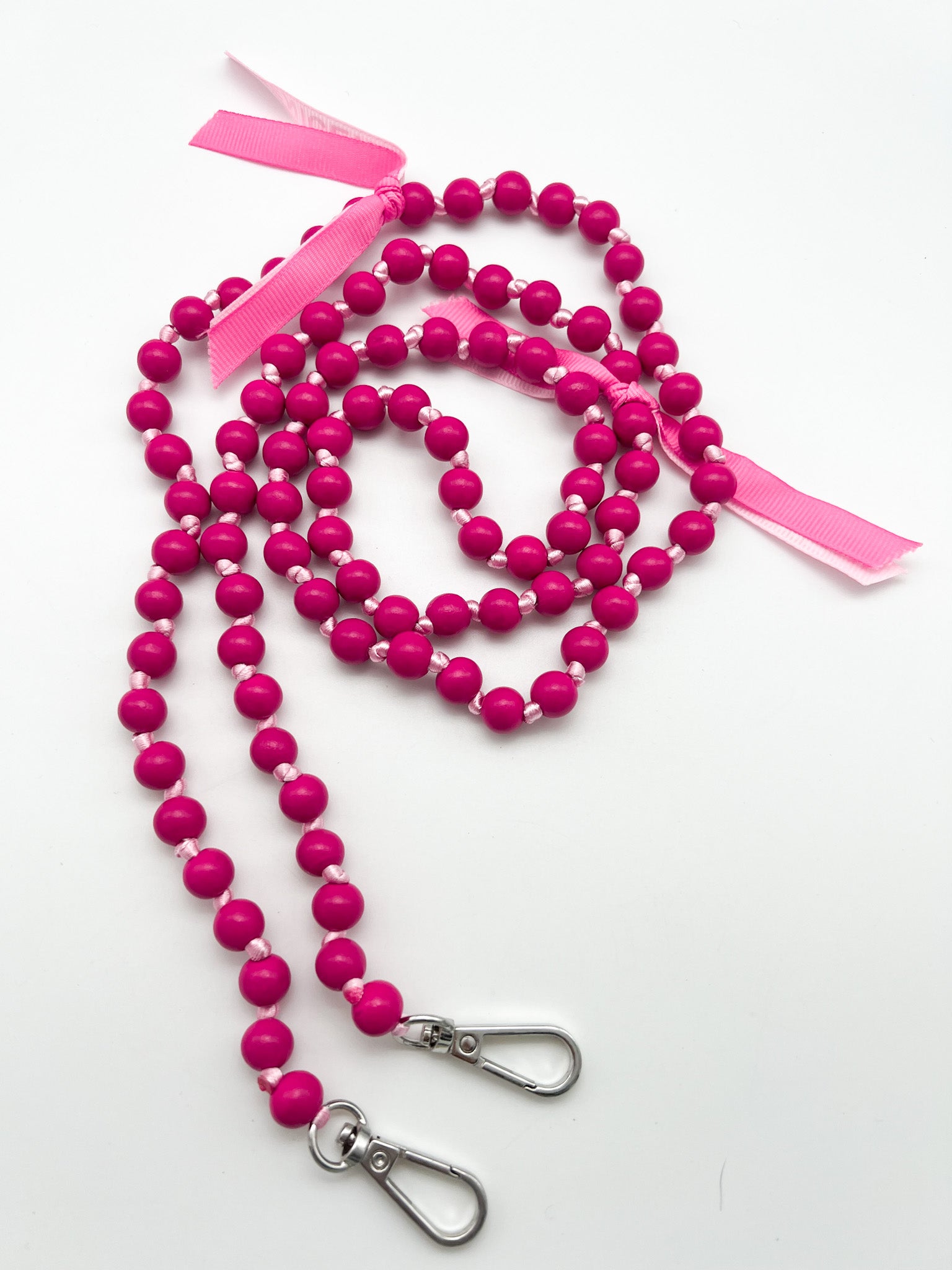 Handykette IBIZA PINK Set mit Hülle transparent