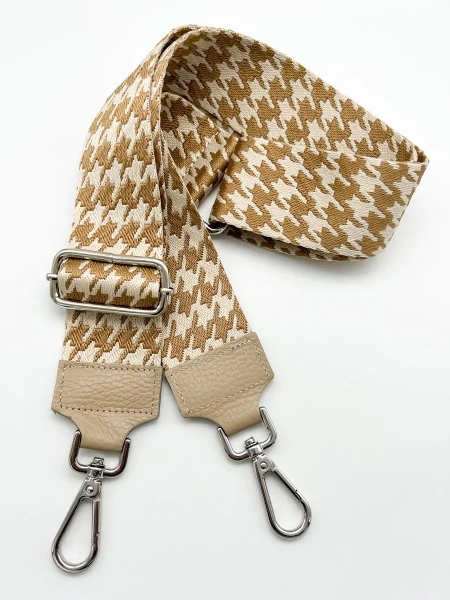 Gurt BEIGE KARIERT NUDE