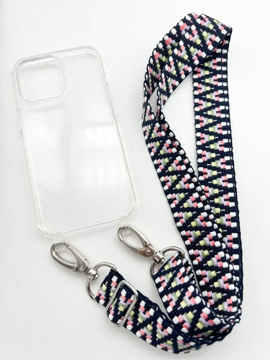 Set Handykette STRIPES RAINBOW mit Hülle AIR für iPhone