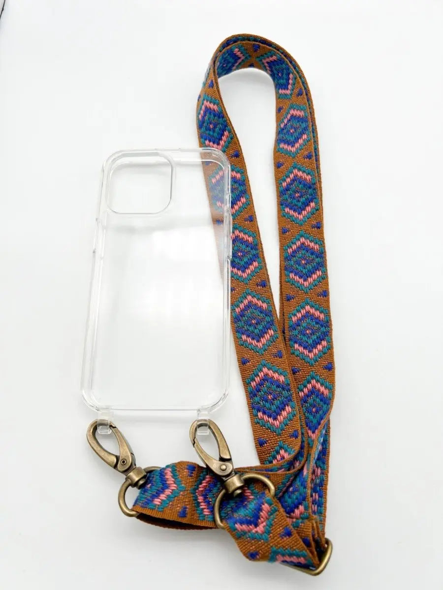 Handykette MAYA AUTUMN Set mit Hülle transparent