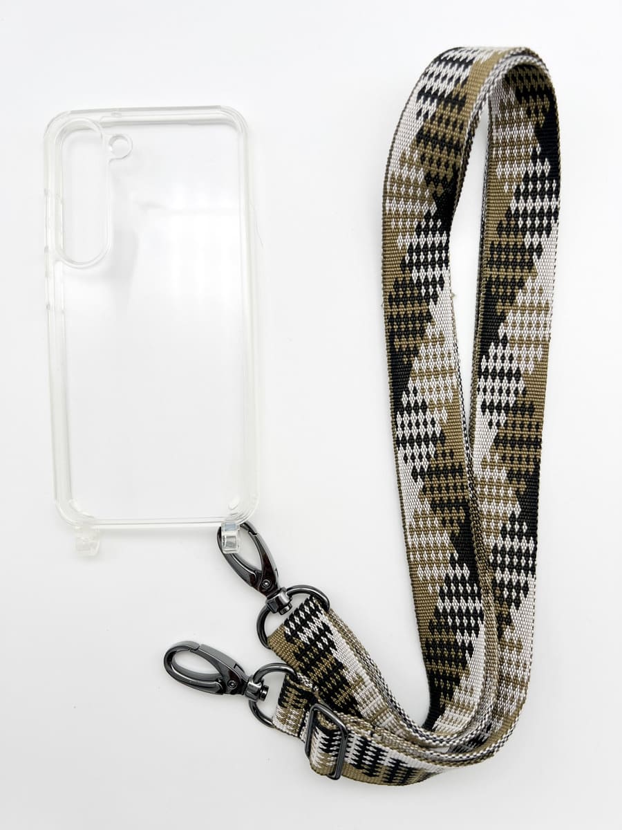 Set Handykette DOWNTOWN OLIV mit Hülle AIR für Samsung