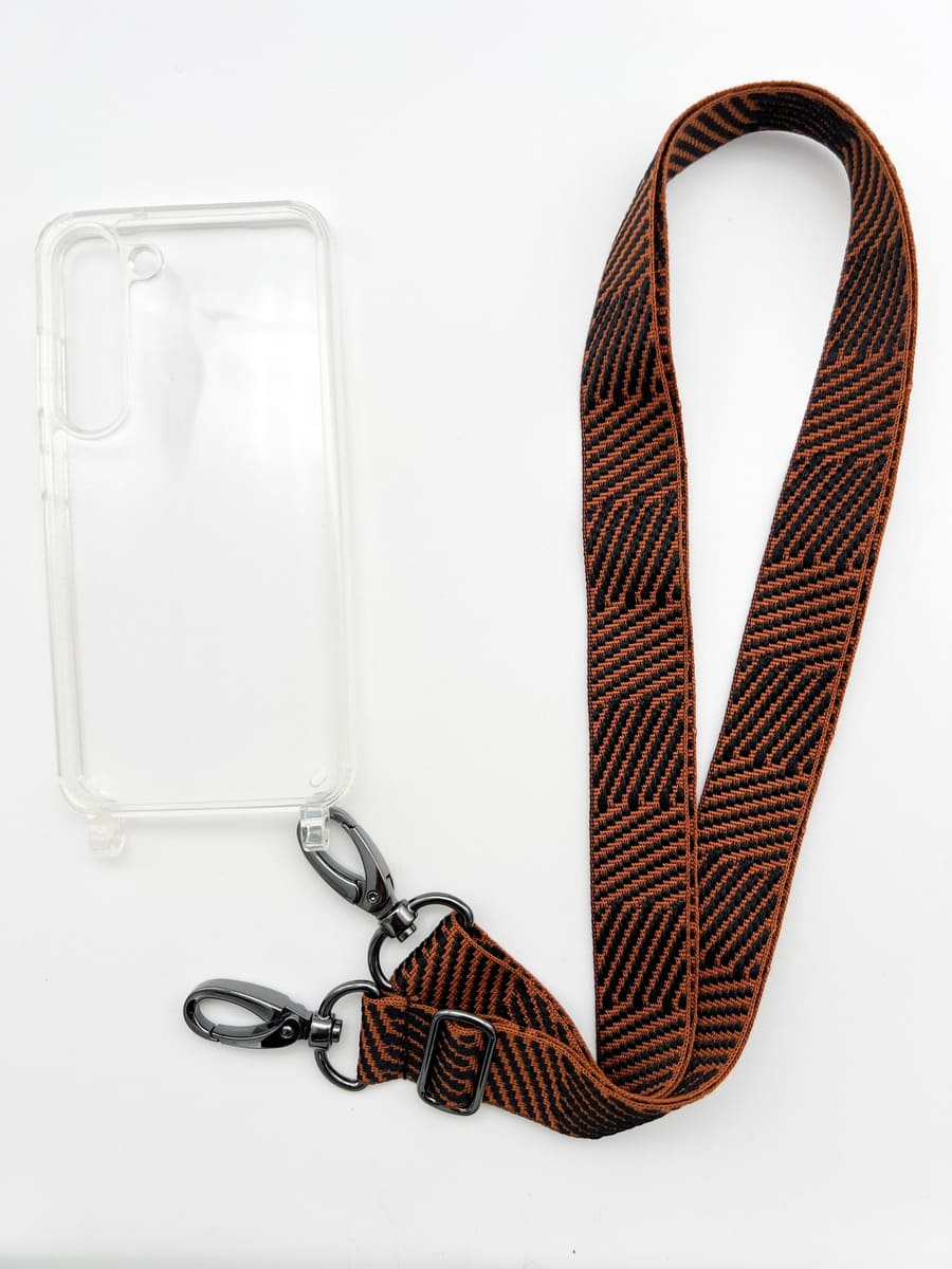 Set Handykette DOWNTOWN RUST mit Hülle AIR für Samsung