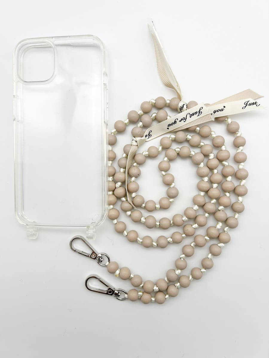Set Handykette IBIZA BEIGE mit Hülle AIR für iPhone