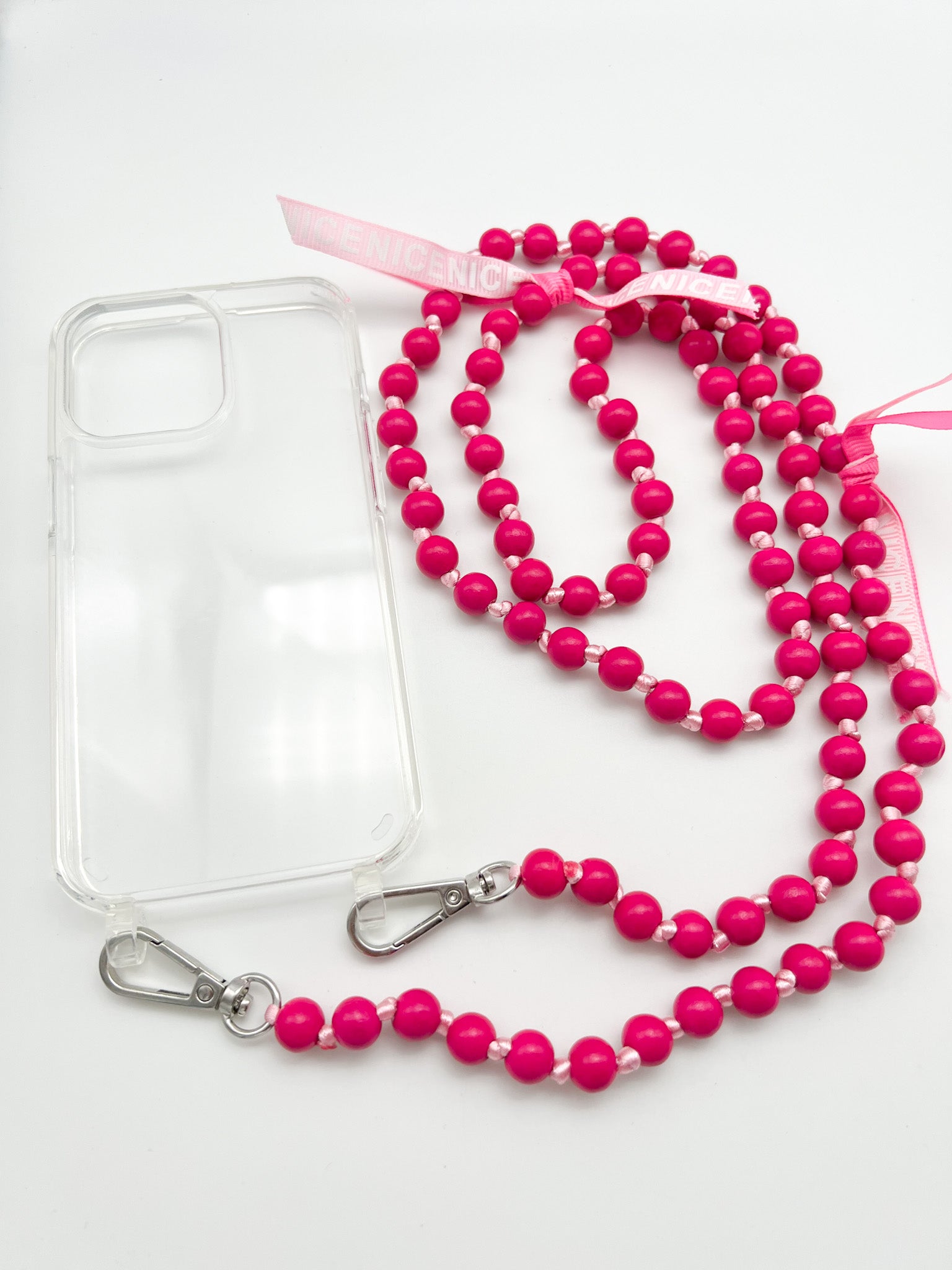 Set Handykette IBIZA PINK mit Hülle AIR für iPhone