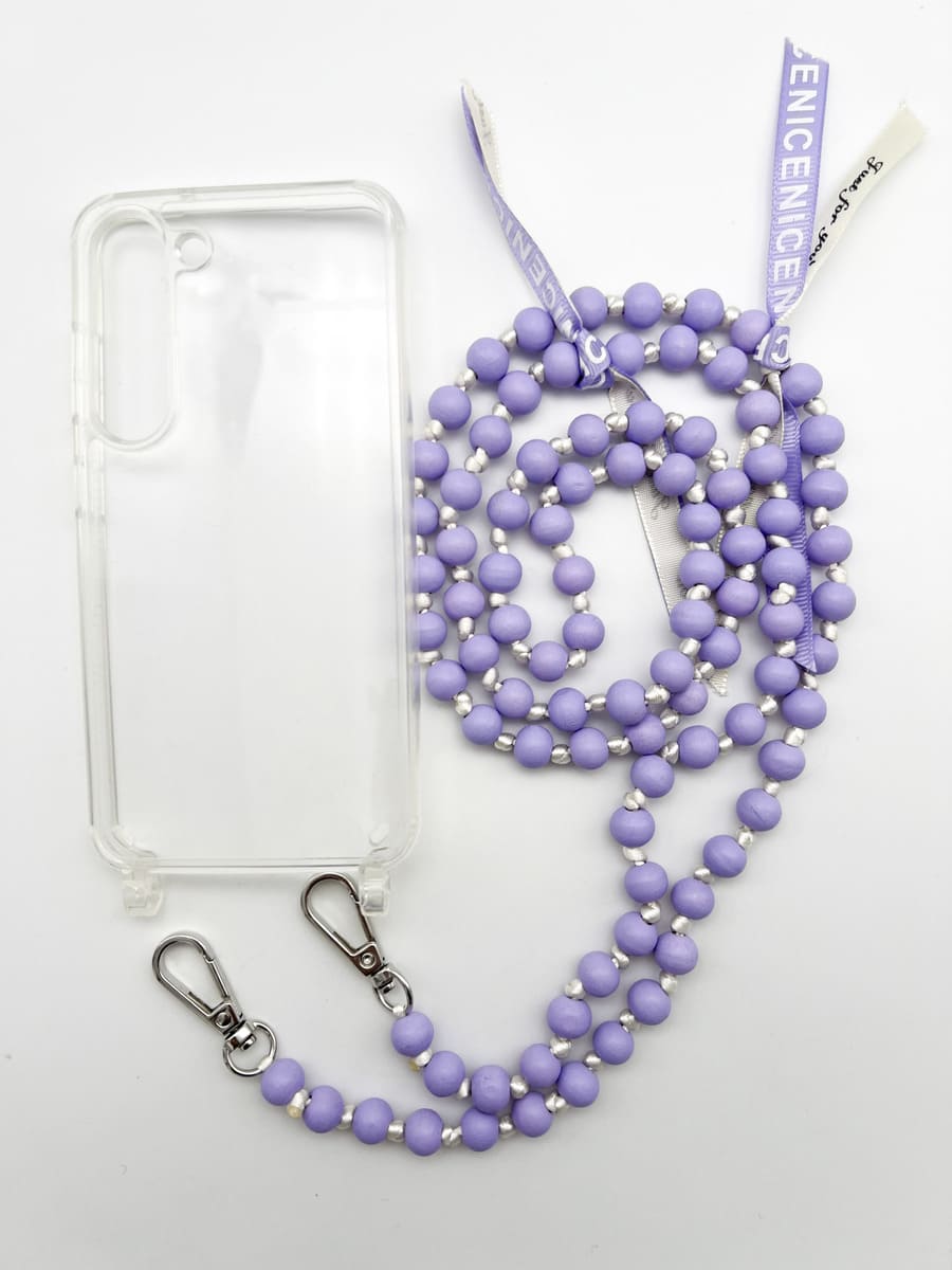 Set Handykette IBIZA PURPLE mit Hülle AIR für Samsung