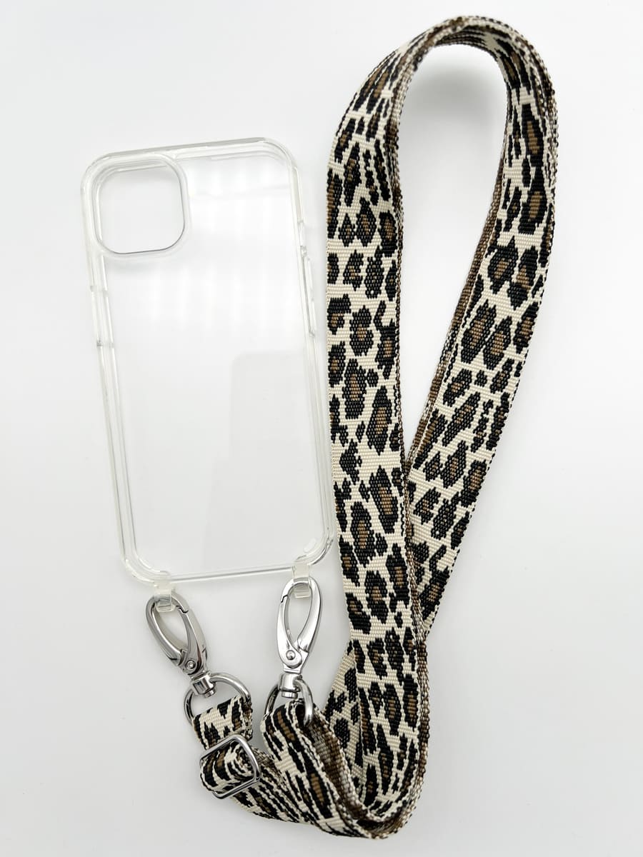 Handykette LEO Set mit Hülle transparent