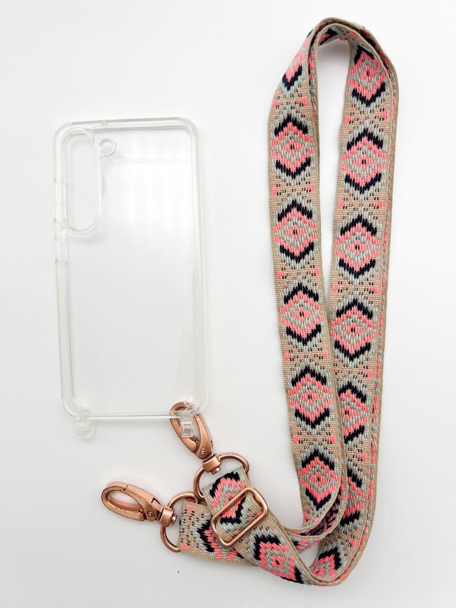 Set Handykette MAYA NEON mit Hülle AIR für Samsung