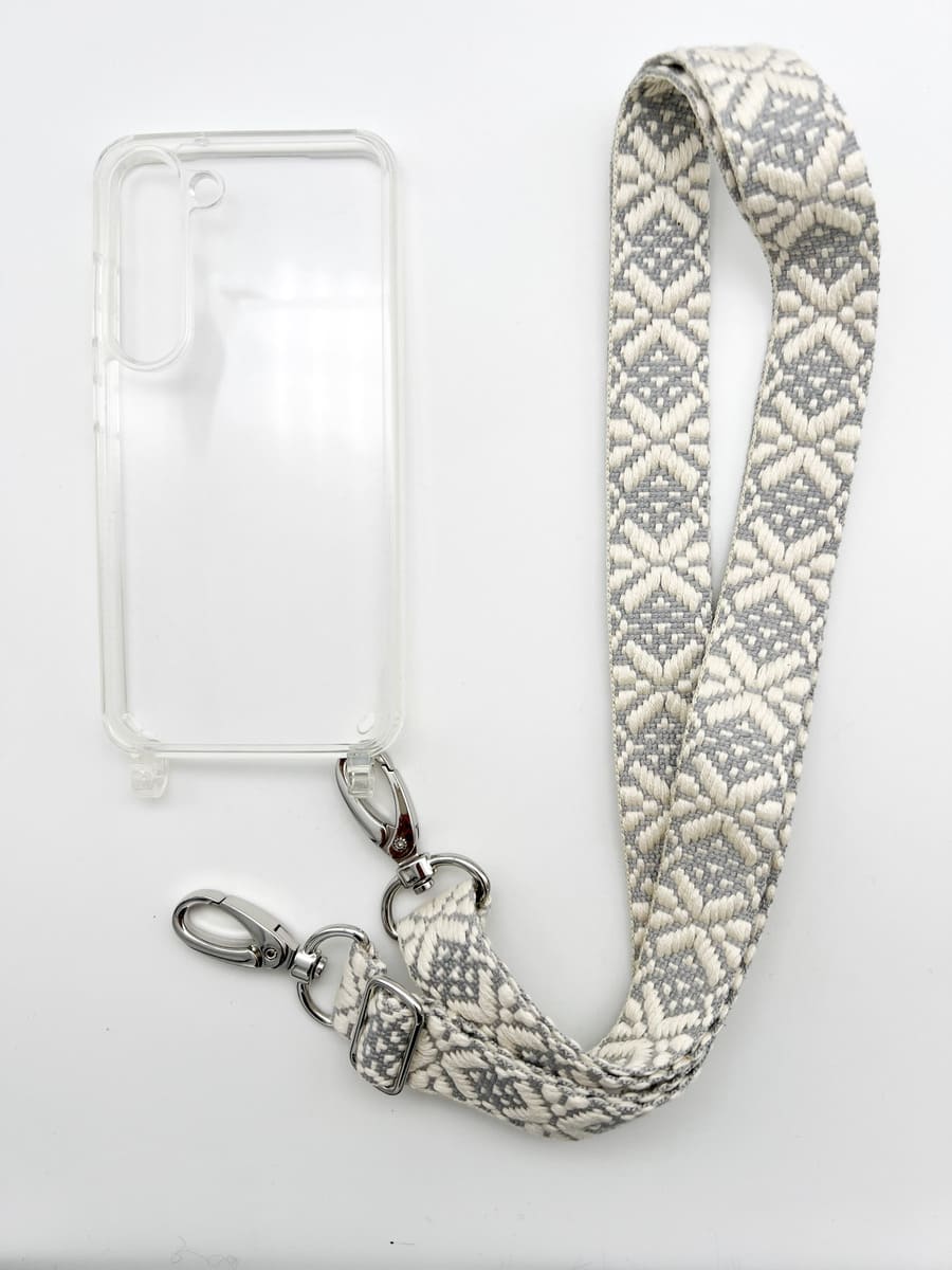 Set Handykette SNOWFLAKE mit Hülle AIR für Samsung