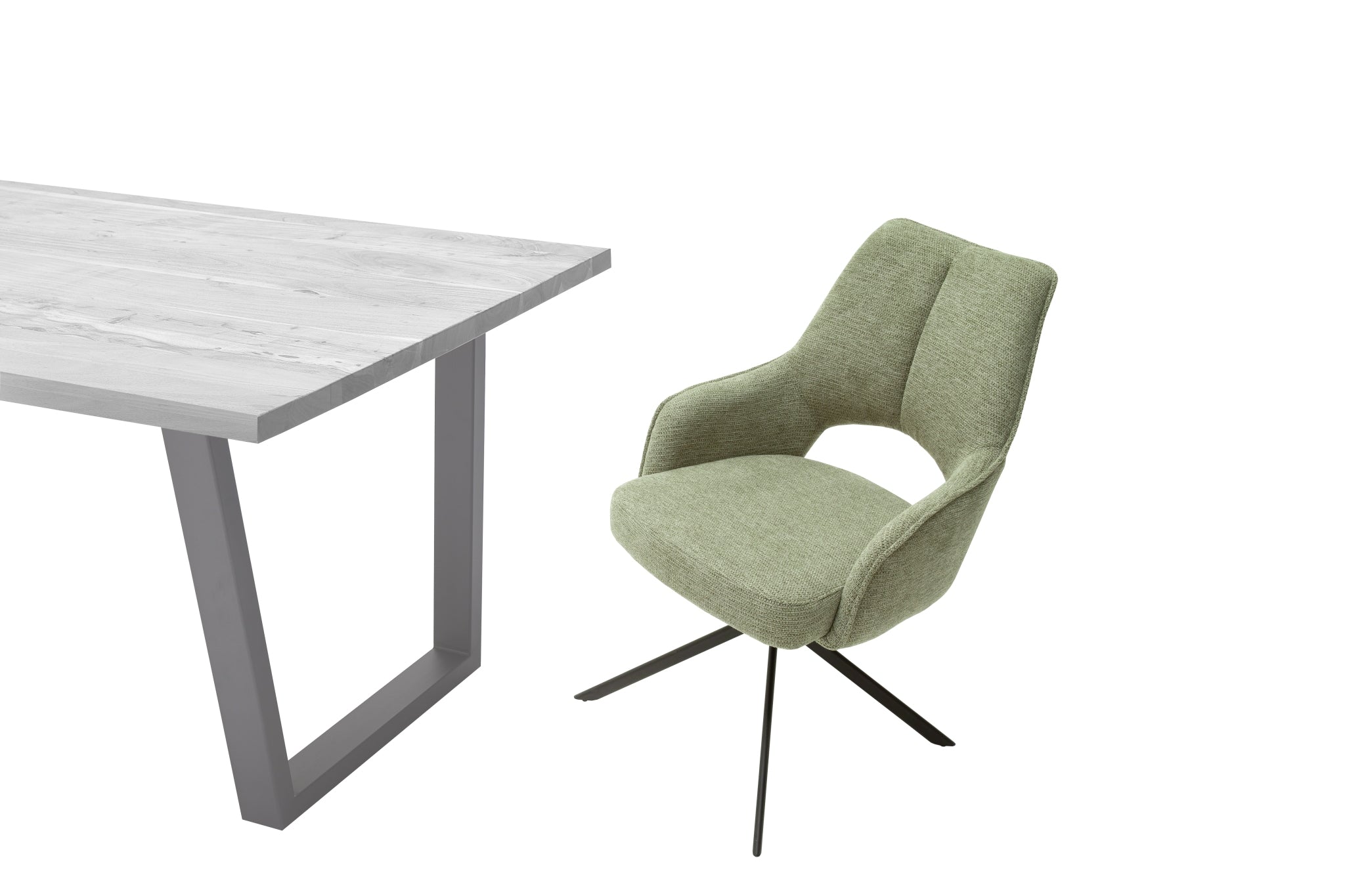 BANGOR 4-Fuß Stuhl mit Armlehnen